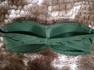 Green Bandeau Bikini Top