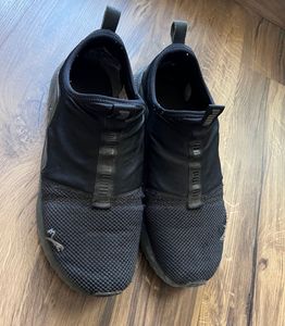 Puma Black Slip-On Sneakers