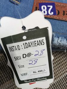 D@28 Size-28 Fancy Capri