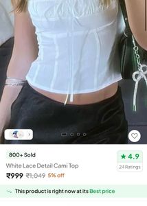 White Halter Corset Top