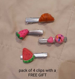 Cute Hair Clips - Pack of 4