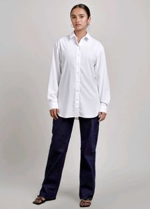 Denim Co. Over Size Shirt