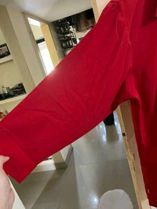 Formal Red Shirt For Women📍