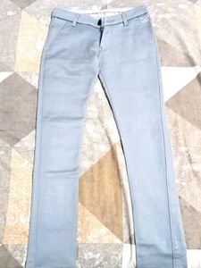 Grey Slim Fit Trousers