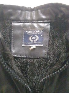 Black Faux Leather Jacket