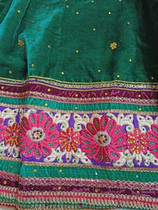 💥🆕️ Semi-Stitched Velvet Lehenga