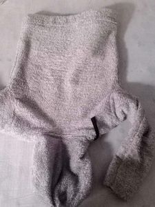 😍Cozy Grey Faux Fur Hoodie😍