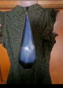 20 Dresses Green Lace Dress