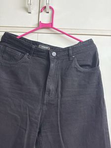 Black Wide Leg Jeans High Waist