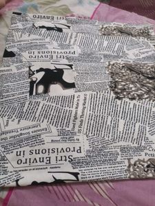 Gorgeous Unique Newspaper Print Crop Top