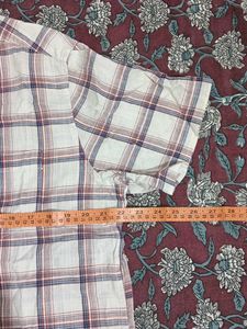 Checked Short Sleeve Shirt