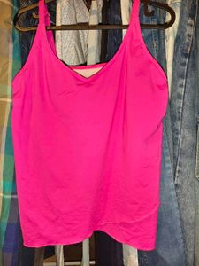 Hot Pink Swim Top 36 - 38 inches stretchable mater