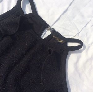 Black Glitter Dress