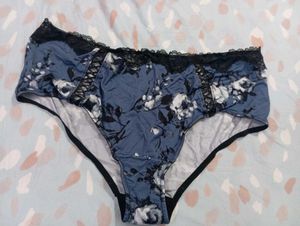 Floral Lace Trim Panties