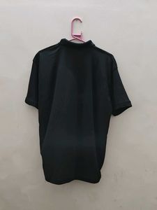 Men’s Black Polo Neck T-Shirt |  Brand New XL
