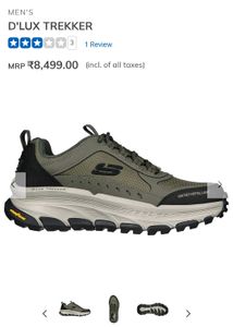 SKECHERS D&#39;lux Trekker Shoes For Men UK 9