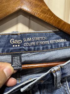 GAP Slim Strech Blue Washed Denim Jeans