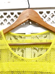 Yellow Knit Top C