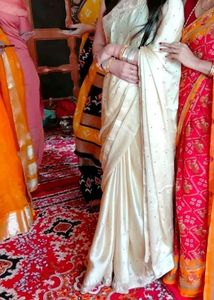 Beautiful Lemon Colour Saree Without Blouse Piece.