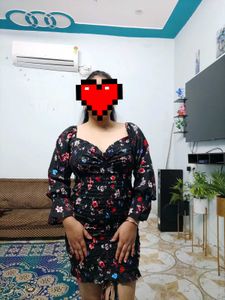 Floral Print Mini Dress(32 To 34 Bust)