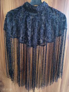 Fringe Beaded Cape