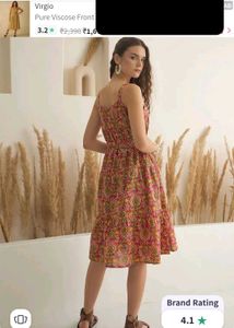 Floral Viscose Dress