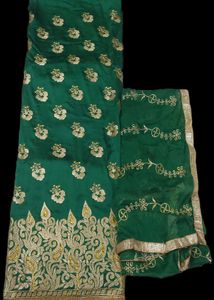 Satin Suit With Dupatta And Salwar