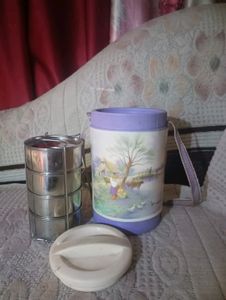 Fancy Steal Luch Box Good Condition