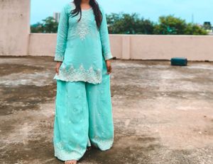 Embroidered Sharara Kurta Sets