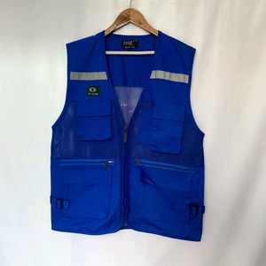 Blue Safety Vest - Utility Style