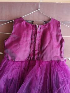 Purple Flower Girl Dress unused New ( fixed rates)