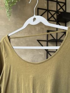 Olive Green Casual Top