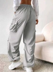 Grey Cargo Pants