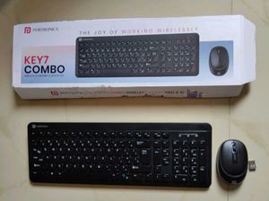 😍portronics key7 wireless keyboard and mouse 😍