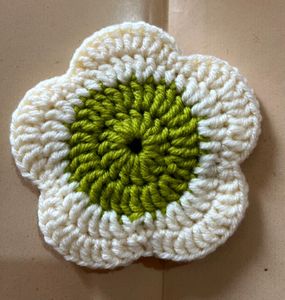 Crochet Flower Coasters For Your Coffee Cup