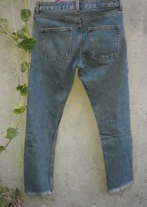 Zara Distressed Denim Jeans