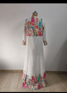 Floral Embroidered Duster shrug