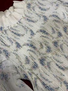 Floral Print High Neck Top