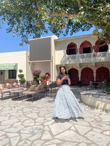 Flowy Floral Maxi Skirt