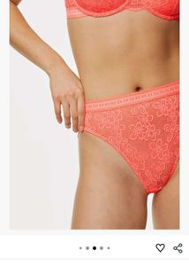 Coral Lace Panties (39-41)