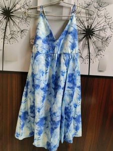 Blue Tie-Dye Sundress
