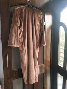 Kashmiri Velvet Phiran with Tilla work