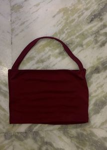 READ DESC Burgundy Halter Crop Top