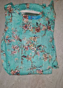 New Floral Print Kurta