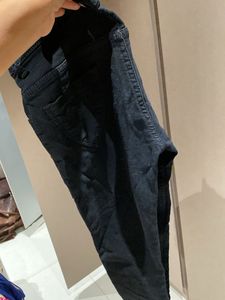 Jet Black Denim Jeans