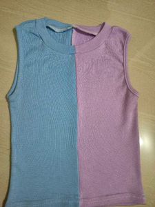 Combo Of Ribbed Knit Tank Tops  - In 3 Color