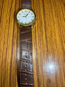 Titan Men Lether Watch With Brown Strap New Condit