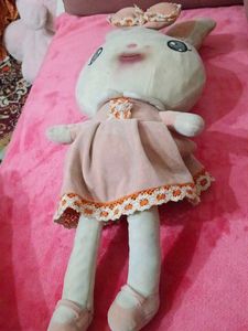 Pink Bunny Plush Doll