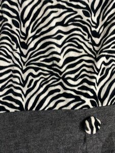 Zebra Print Casual T-Shirt Dress