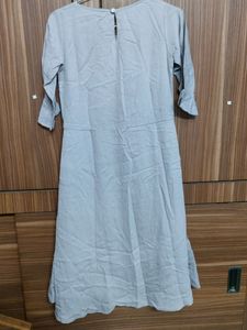 Blue Ruffle Design Kurti